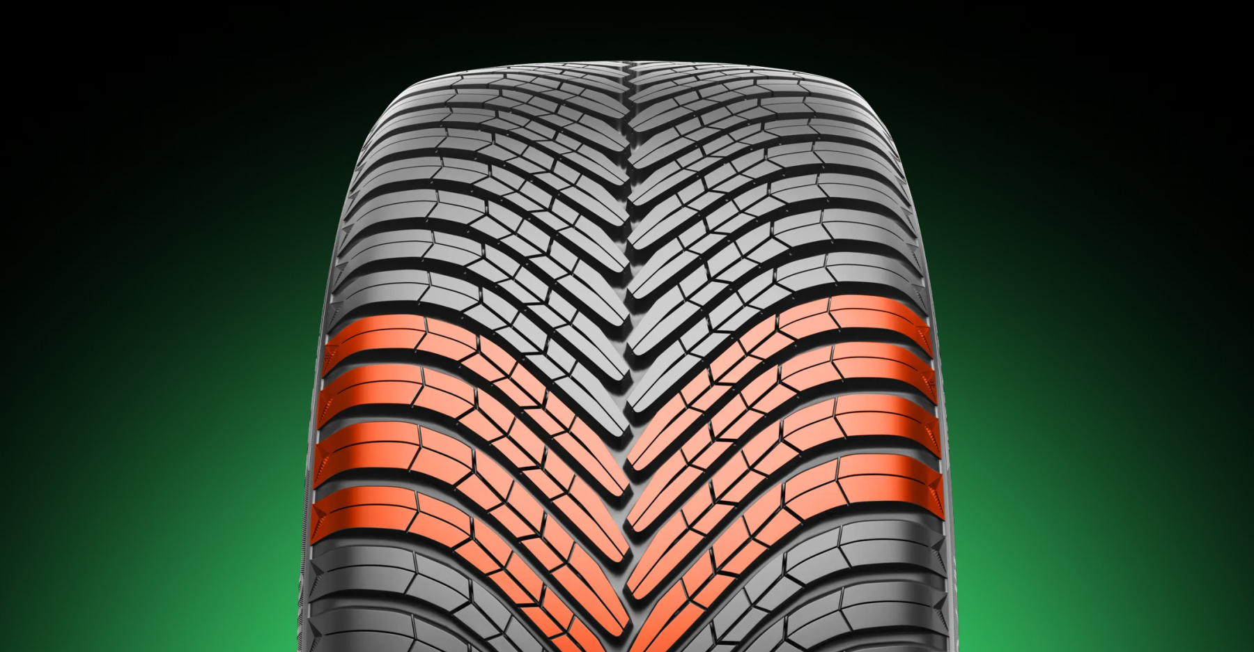 V‑образный рисунок протектора («ёлочка»)
